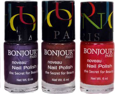 

Bonjour Paris Round Cap 29 Multicolor(Pack of 3)