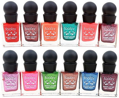 

Foolzy Set of 12 Nail Polish Multicolor SQ-12-7