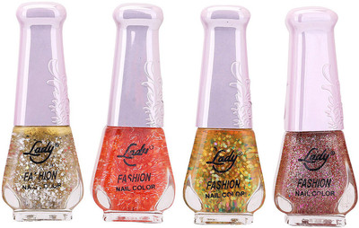 

Lady Fashion Limited Edition MULTICOLOR Nail Polish Set 0201201739 Multicolor,(Pack of 4)