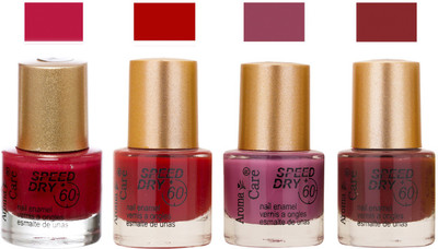 

Aroma Care Speed Dry Profesional Nail Color 23525 Multicolor,(Pack of 4)