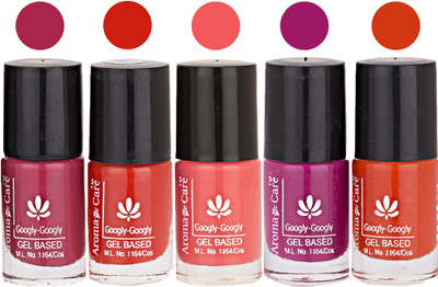 

Aroma Care Mab Multicolor Nail Polish Combo 8092016121 Multicolor(Pack of 5)