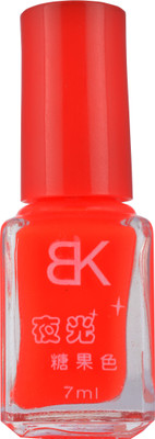 

BK Glow In Dark Radium Neon Red Colour Imported Nail Polish Varnish Fluorescent Neon Luminous BK - 20 Neon Red