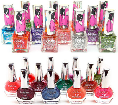 

Foolzy Set of 24 Multicolor Nail Paint Multicolor(Pack of 24)