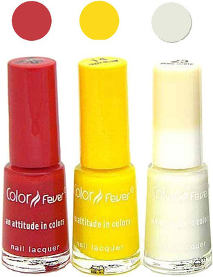 

Color Fever Mini Nail Polish Combo 2-14-23 N Multicolor,(Pack of 3)