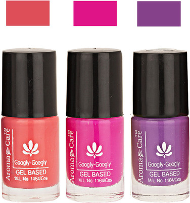 

Aroma Care Googly Gel Nail Polish 46201674 Multicolor,(Pack of 3)