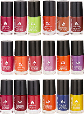 

Aroma Care Pack Of 18 Gel Based Nail Paint (26) Orange, Pink, Magenta, Green, Brown, Purple, Blue, Yellow(Pack of 18)