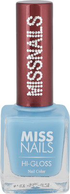 

Miss Nails Bell Bottom Blue Eye Catching Blue