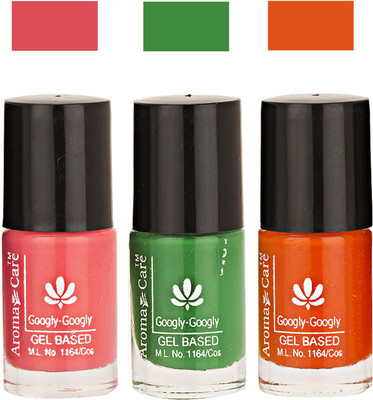 

Aroma Care Googly Gel Nail Polish 46201667 Multicolor,(Pack of 3)