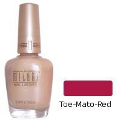 

Milani BOTTLE OF BEAUTIFUL TOE-MATOE RED NAIL POLISH, BRAND NEW GUARANTEED FRESH!!!! FREE SHIPPING!!!! REALLY HOT COLOR! RETAIL $11 Lacquer