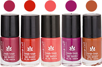 

Aroma Care Mab Multicolor Nail Polish Combo 8092016122 Multicolor(Pack of 5)