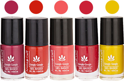 

Aroma Care Mab Multicolor Nail Polish Combo 8092016159 Multicolor(Pack of 5)