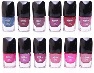 

Foolzy Pack Of 12 Nail Polish Multicolor EX7(Pack of 12)