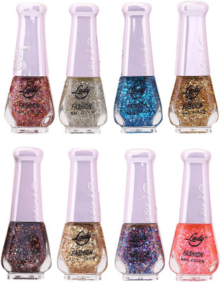

Lady Fashion Trendy Nail Polish 21131 Multicolor,(Pack of 4)