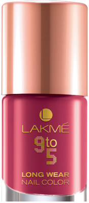 10% OFF on Lakme 9 to 5 Long Wear Nail Enamel Berry Business(9 ml) 10% OFF on Lakme 9 to 5 Long Wear Nail Enamel Berry Business(9 ml)