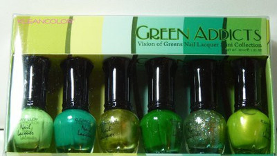 

Kleancolor Mini Collection Green Addicts Npc Lacquer(Pack of 6)