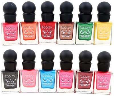 

Foolzy Set of 12 Nail Polish Multicolor SQ-12-11