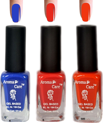

Aroma Care Red+Orange Matte Nail Polish Combo 6-8-585 Multicolor,(Pack of 12)