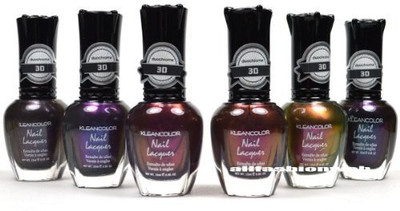 

Kleancolor New Duochrome Lot Of Lacquer The Chromatic Era Knp17 + Free Earring By Lacquer