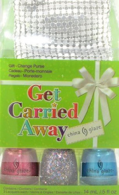 

China Glaze 3 Piece Holiday Set, Get Carried Away Glitter(Pack of 3)