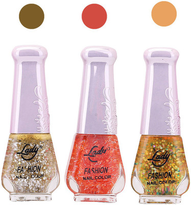 

Lady Fashion Glitter Nail Polish 04102037 Aquamarine,Orange,Yellow,