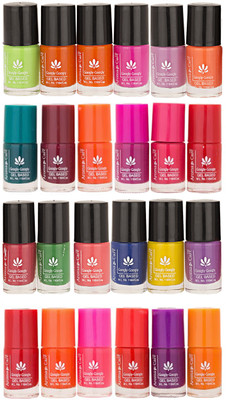 

Aroma Care MAB Multicolor 2 in 1 Color Cap Nail Polish Sets in Wholesale Rate ( Set No. 2) Green, Brown, Orange, Pink, Purple, Red, Red, Orange, Pink, Red, Purple, Orange(Pack of 24)