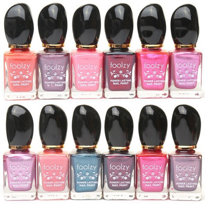 

Foolzy Set of 12 Nail Polish Multicolor-CL-12-11(Pack of 12)
