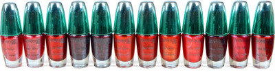 

Bonjour Paris STAR SHINE NAIL LACQUER NO C Multicolor(Pack of 12)