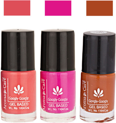 

Aroma Care Googly Gel Nail Polish 46201670 Multicolor,(Pack of 3)
