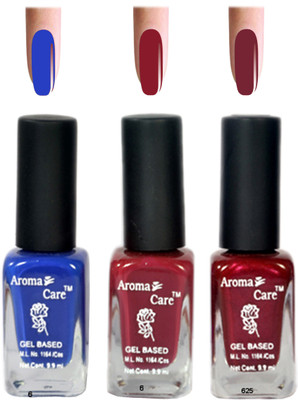 

Aroma Care Red+Maroon Nail Polish Combo 6-9-625 Multicolor,(Pack of 12)