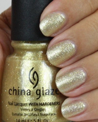 

China Glaze 5 Golden Rings 28871 Nail Polish Glitter