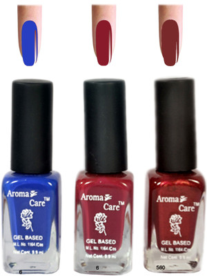 

Aroma Care Maroon+Red Nail Polish Combo 6-9-625 A Multicolor,(Pack of 12)