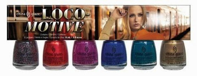 China Glaze Nail Lacquer LOCO MOTIVE 6pcs Lacquer