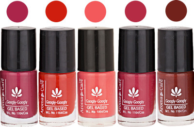 Aroma Care Mab Multicolor Nail Polish Combo 809201633 Multicolor(Pack of 5)