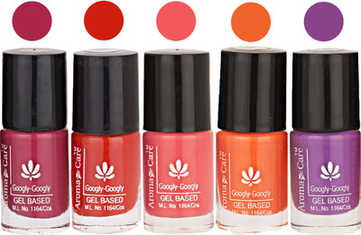 Aroma Care Mab Multicolor Nail Polish Combo 809201687 Multicolor(Pack of 5)