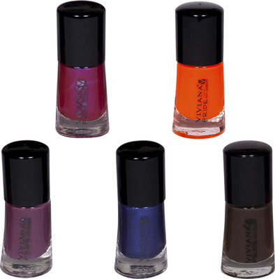 

Viviana Nail Paint Pride Nail Colors: VPN014, VPN027,VPN039,VPN045,VPN047(Pack of 5)