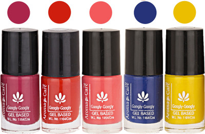 

Aroma Care Mab Multicolor Nail Polish Combo 8092016195 Multicolor(Pack of 5)
