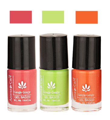 

Aroma Care Googly Gel Nail Polish 46201628 Multicolor,(Pack of 3)