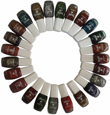 

Kwality Nail Polish Pack of 24 24 Multicolors(Pack of 24)