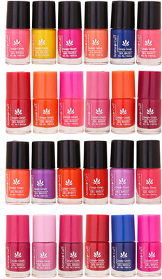 

Aroma Care MAB Multicolor 2 in 1 Color Cap Nail Polish Sets in Wholesale Rate ( Set No. 89) Multicolor,(Pack of 24)