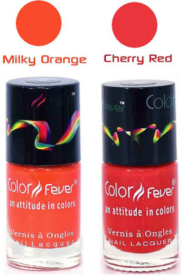 

Color Fever Matte Nail Polish Combo 108 Multicolor,(Pack of 2)