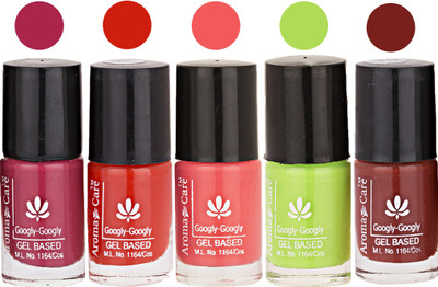 

Aroma Care Mab Multicolor Nail Polish Combo 809201651 Multicolor(Pack of 5)