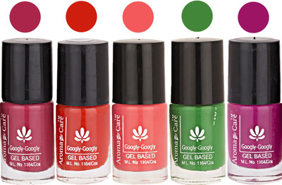 

Aroma Care Mab Multicolor Nail Polish Combo 809201692 Multicolor(Pack of 5)