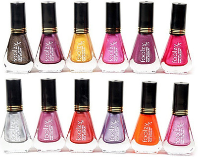 

Foolzy Set of 12 Nail Polish Multicolor -045-12-8