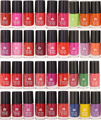 

Aroma Care Wholesale Market Rate Nail Polish Color Lacquer Set of 36 Pcs (ACMAB11) Green, Orange, Orange, Pink, Purple, Orange, Red, Green, Blue, Yellow, Purple, Pink(Pack of 36)