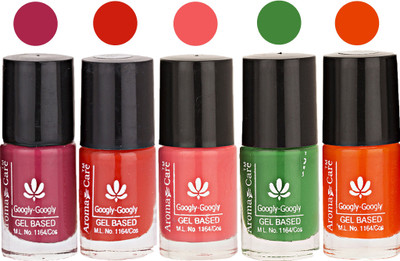 

Aroma Care Mab Multicolor Nail Polish Combo 8092016100 Multicolor(Pack of 5)