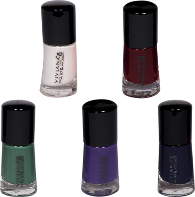 

Viviana 5 Nail Paints Pride Nail Colors: VPN013, VPN016,VPN022,VPN046,VPN048(Pack of 5)