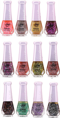 

Lady Fashion Nail Polish Wholesale Pack 2112201609 Multicolor,