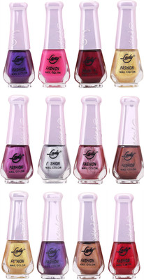 

Lady Fashion Nail Polish Wholesale 1412201602 Multicolor,(Pack of 12)