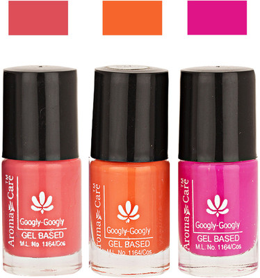 

Aroma Care Googly Gel Nail Polish 46201642 Multicolor,(Pack of 3)