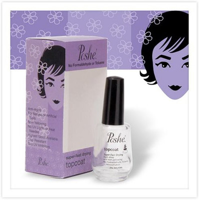 

Poshe Super Fast Drying Top Coat Dark